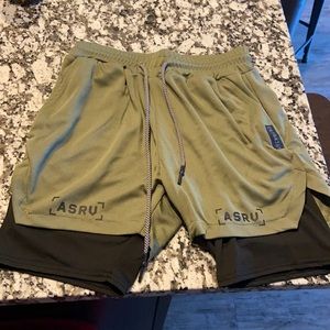 Silver-Lite 5” liner short - Olive
